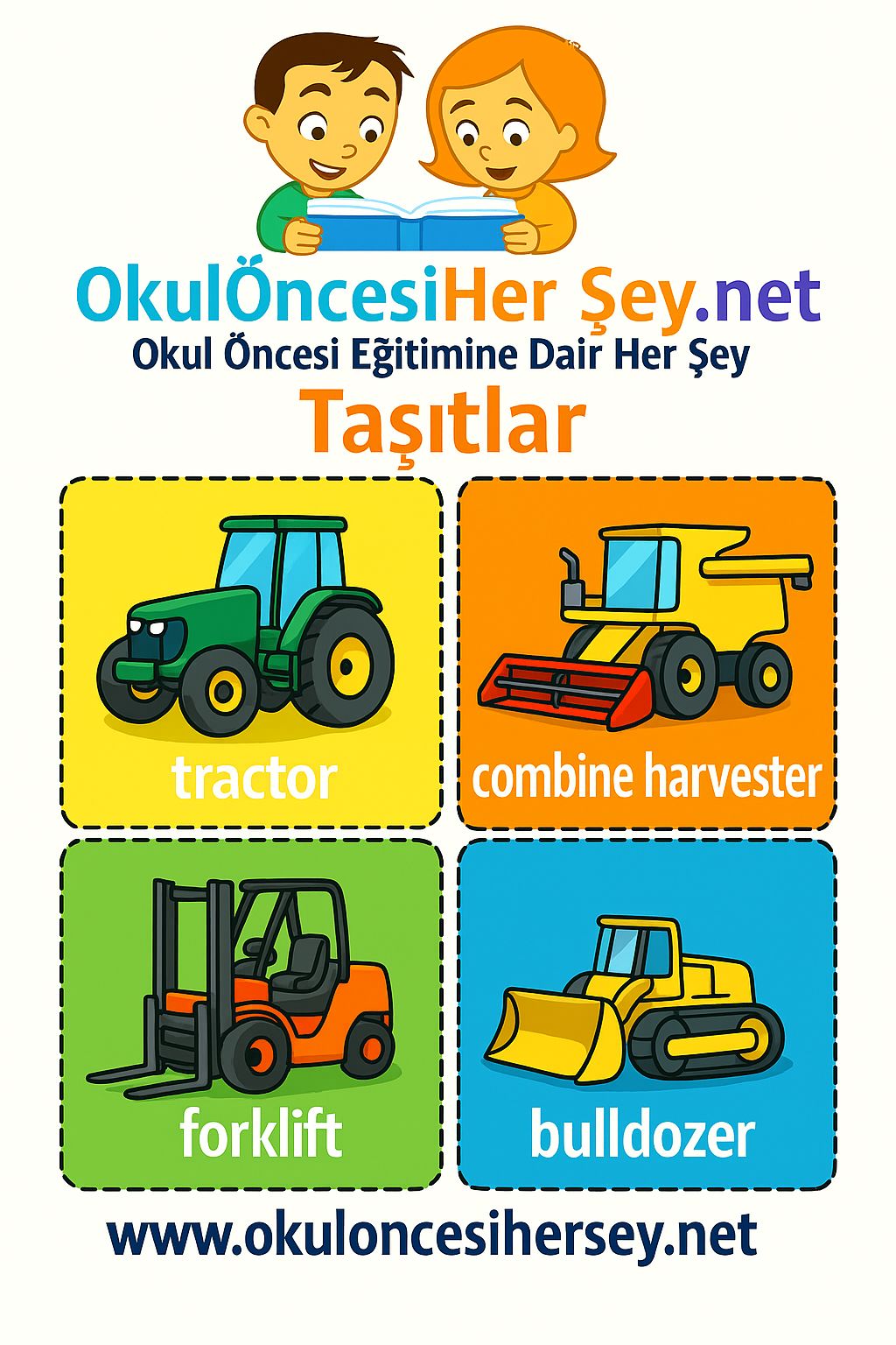 İngilizce Taşıtlar Flashkart