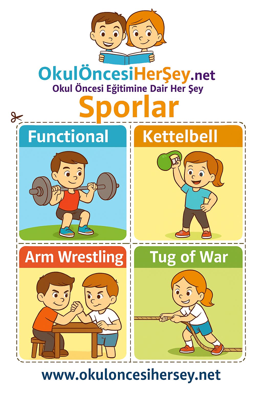 İngilizce Spor Dalları Flashkart