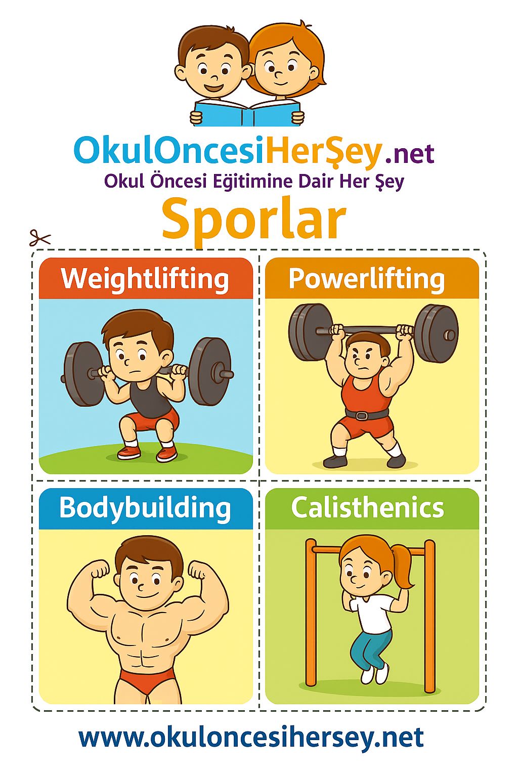 İngilizce Spor Dalları Flashkart