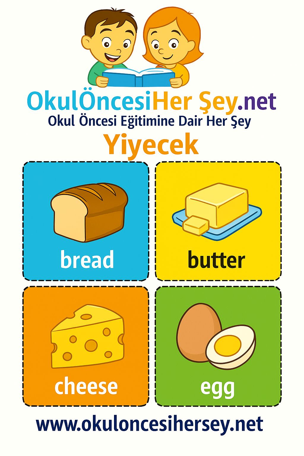 İngilizce Yiyecek-İçecek Flashkart