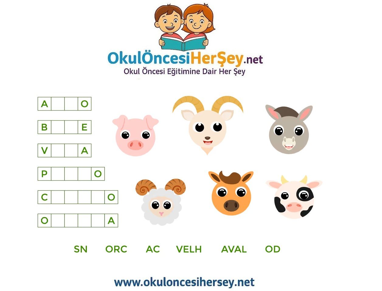 Çocuklar İçin   Hayvanlar  