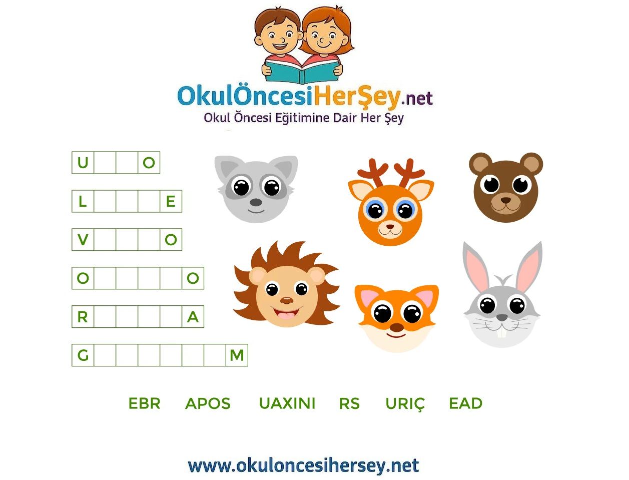 Çocuklar İçin   Hayvanlar  