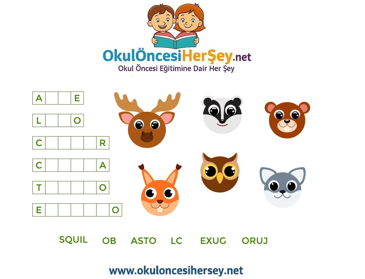 Çocuklar İçin   Hayvanlar  