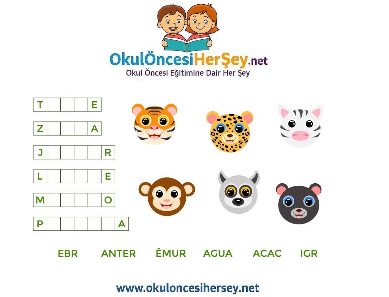 Çocuklar İçin   Hayvanlar  