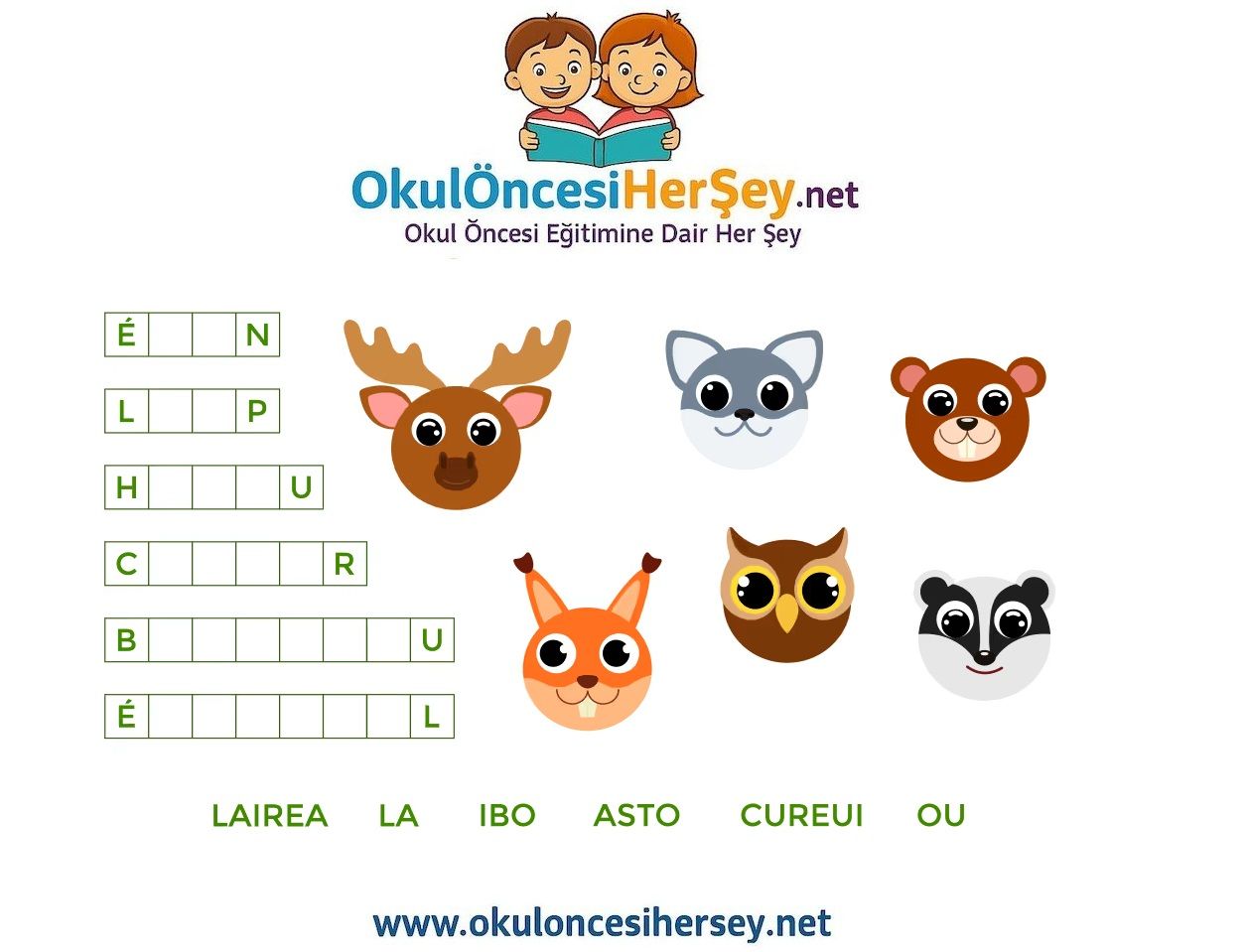 Çocuklar İçin   Hayvanlar  
