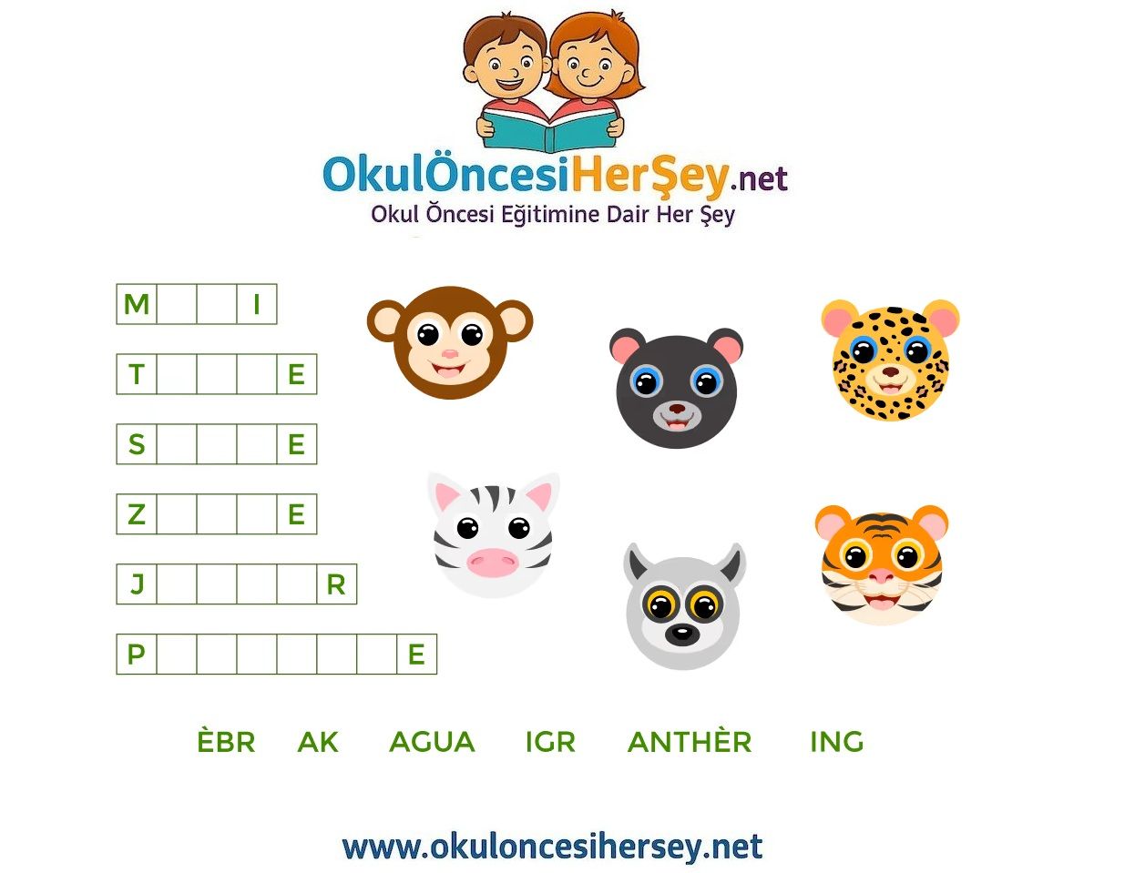 Çocuklar İçin   Hayvanlar  