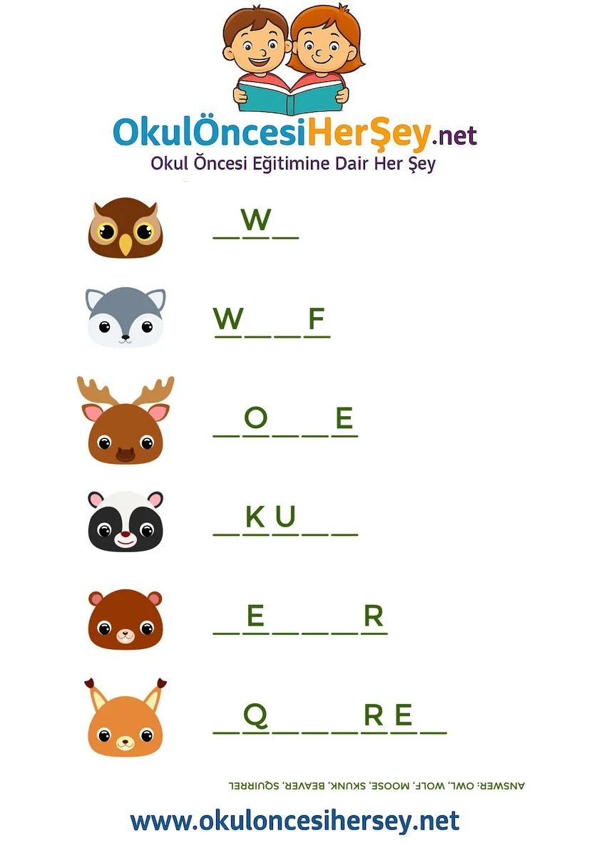 Çocuklar İçin   Hayvanlar  