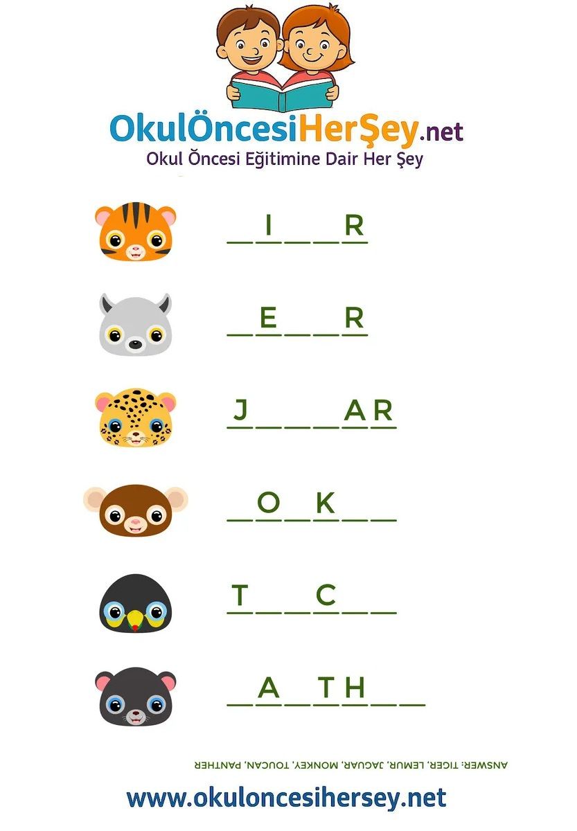 Çocuklar İçin   Hayvanlar  