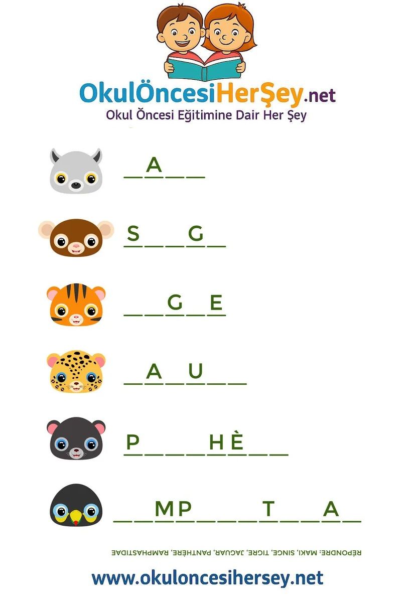 Çocuklar İçin   Hayvanlar  