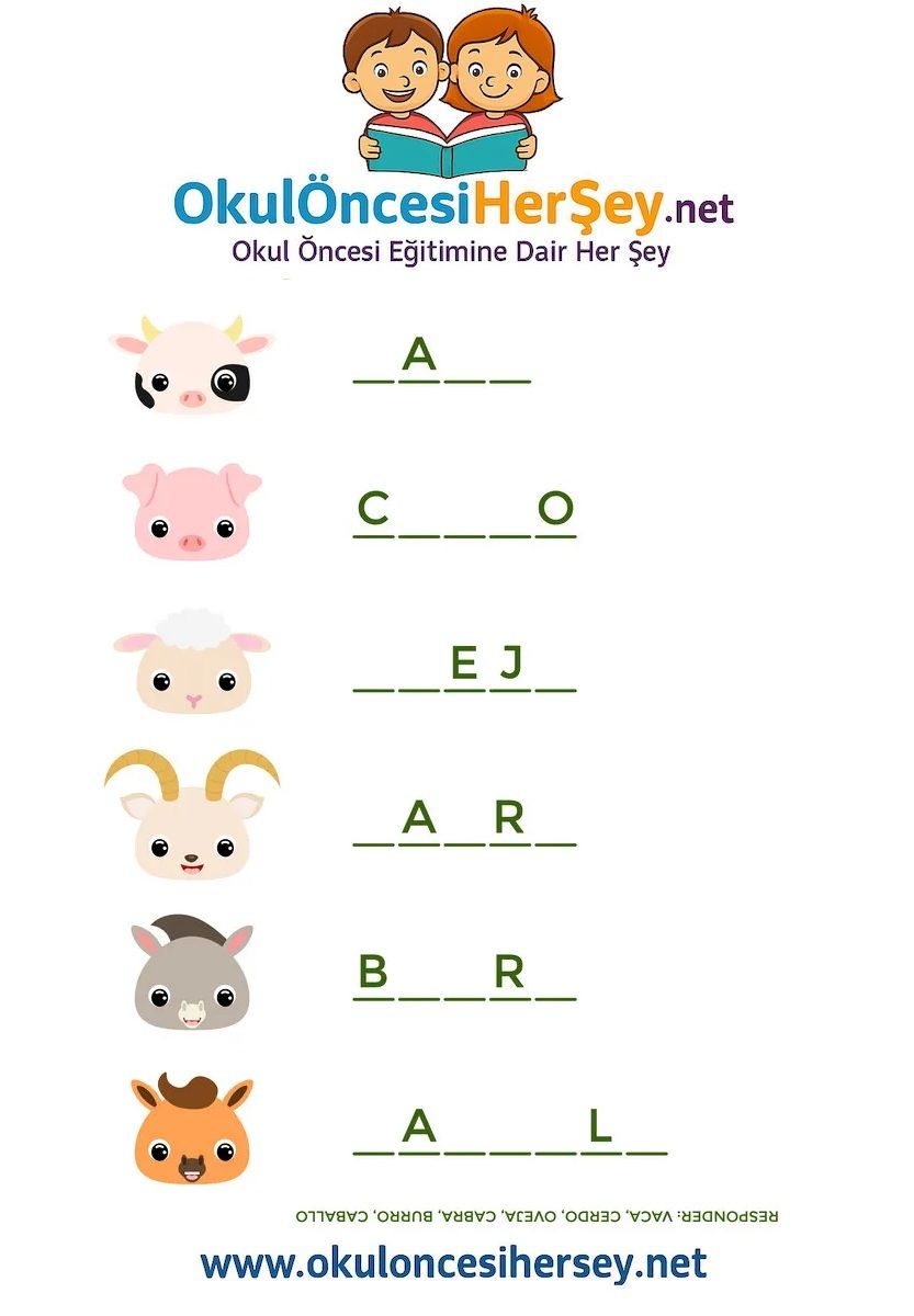 Çocuklar İçin   Hayvanlar  