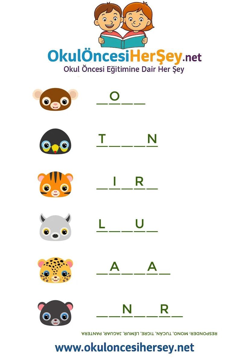 Çocuklar İçin   Hayvanlar  