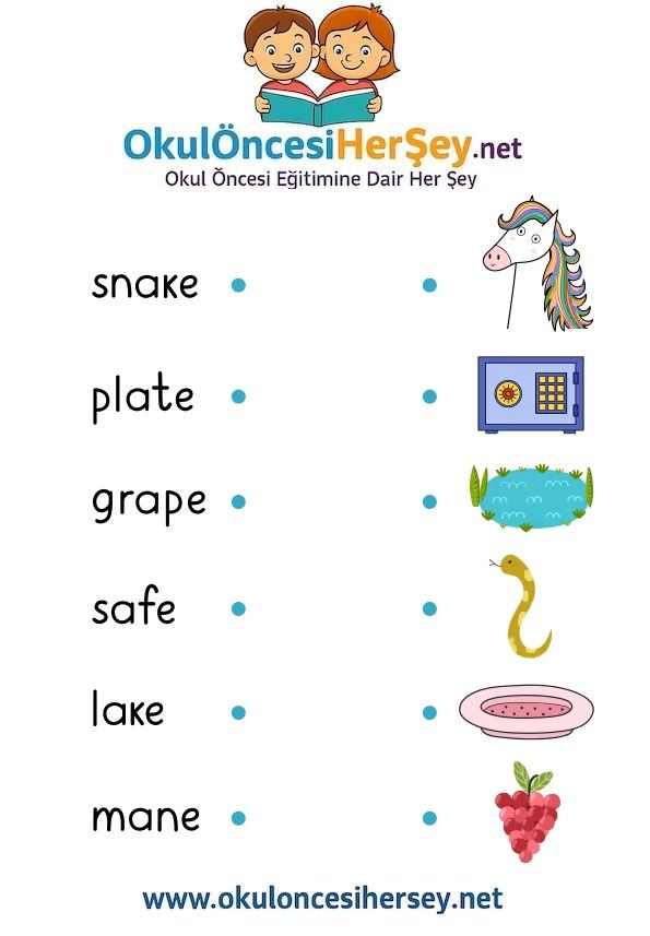 Çocuklar İçin   Eşleştirme  