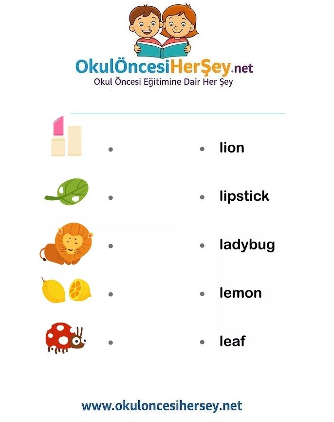 Çocuklar İçin   Eşleştirme  