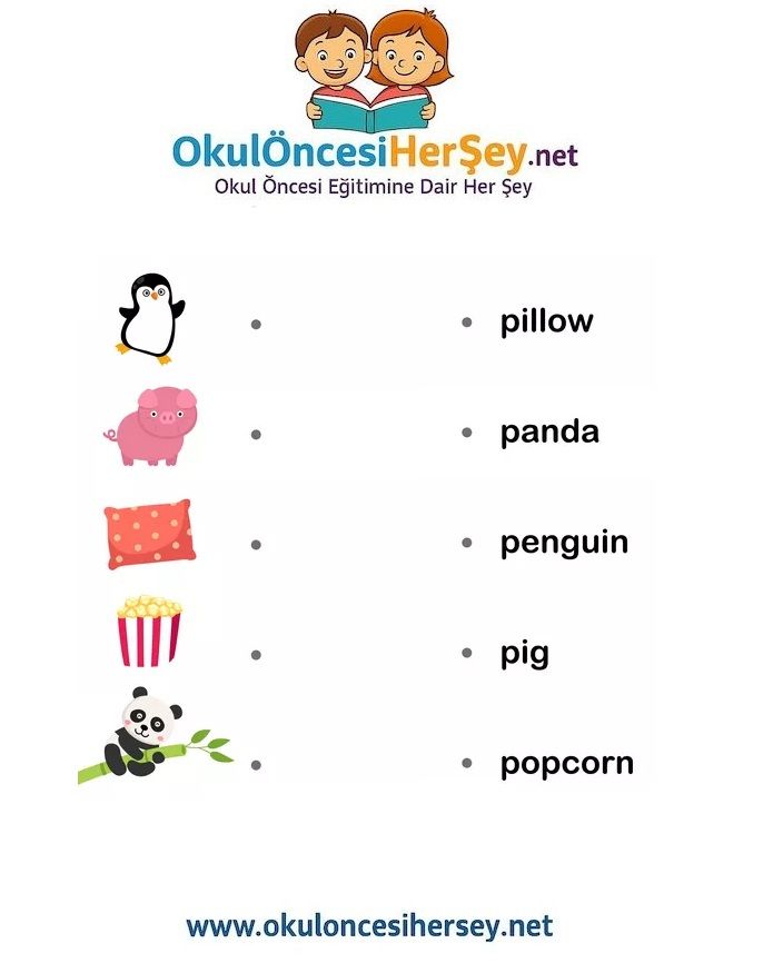 Çocuklar İçin   Eşleştirme  