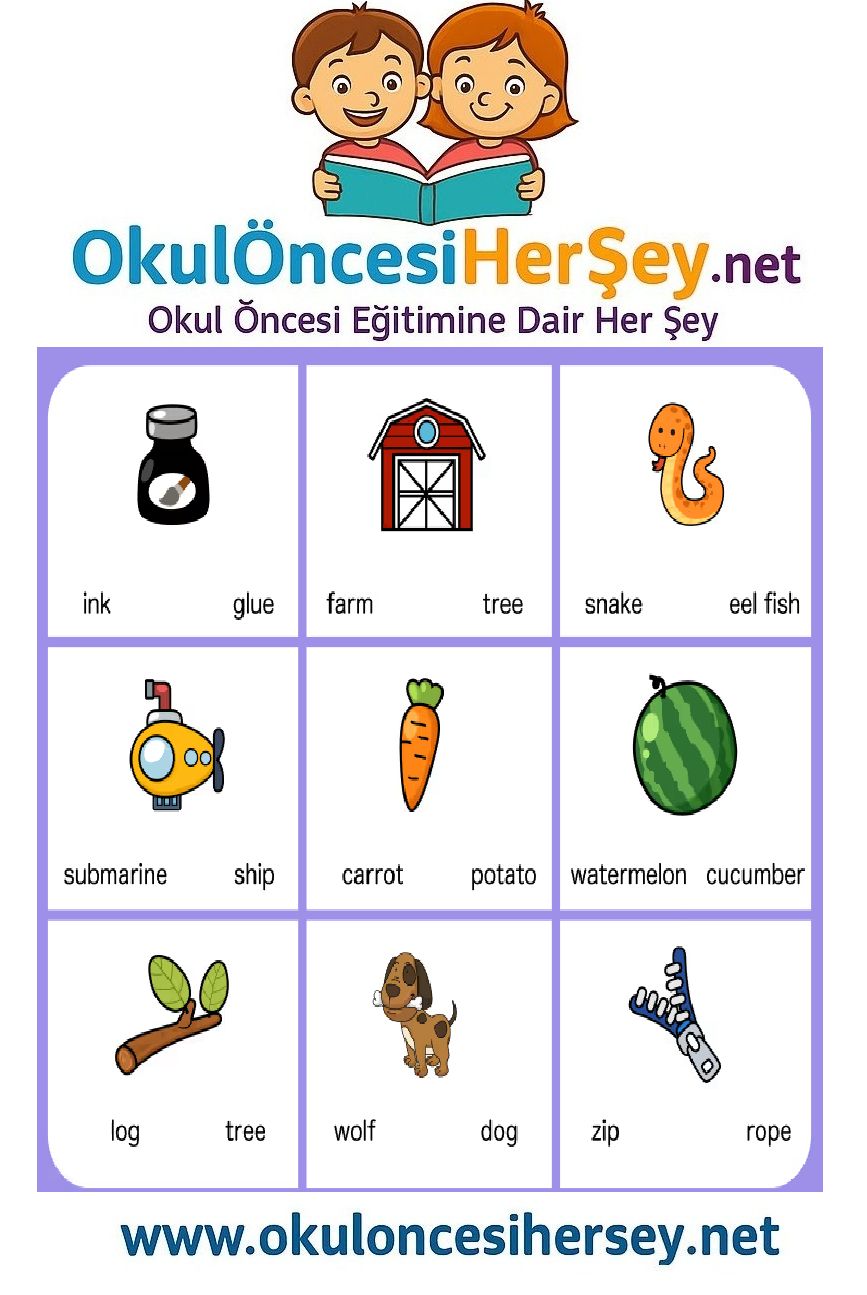 Çocuklar İçin   Eşleştirme  