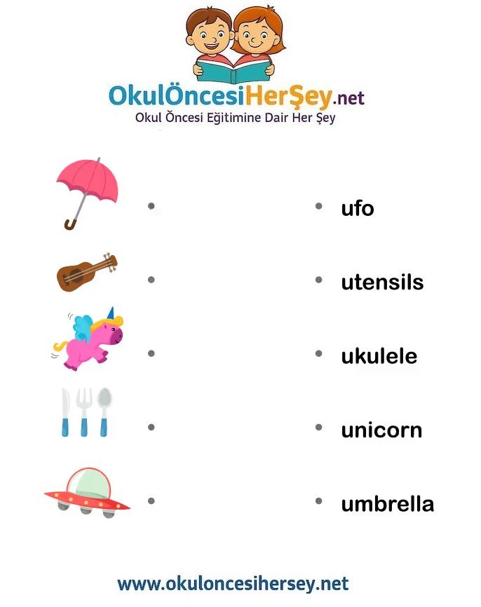 Çocuklar İçin   Eşleştirme  