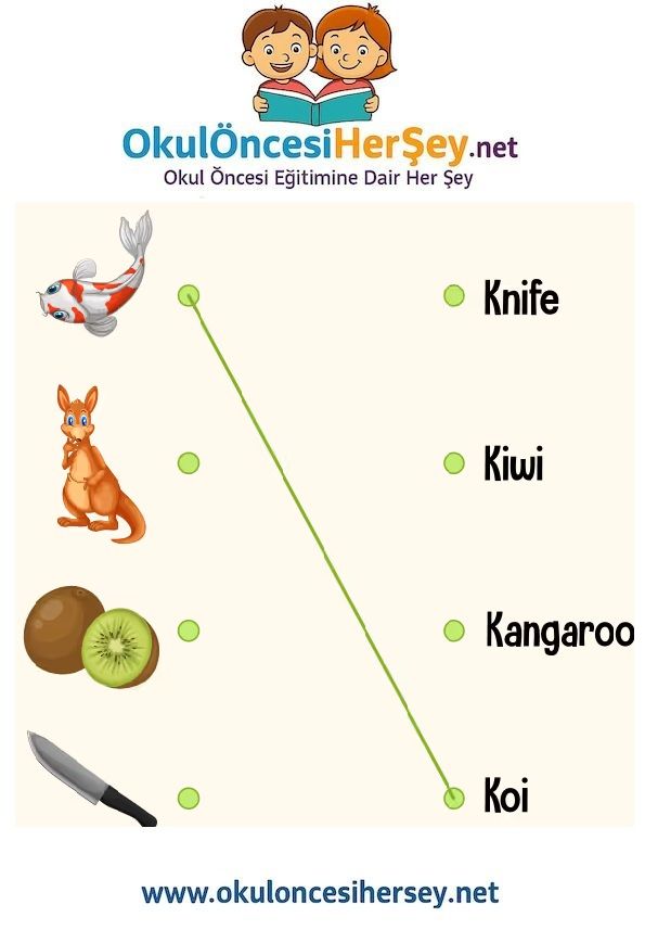 Çocuklar İçin   Eşleştirme  