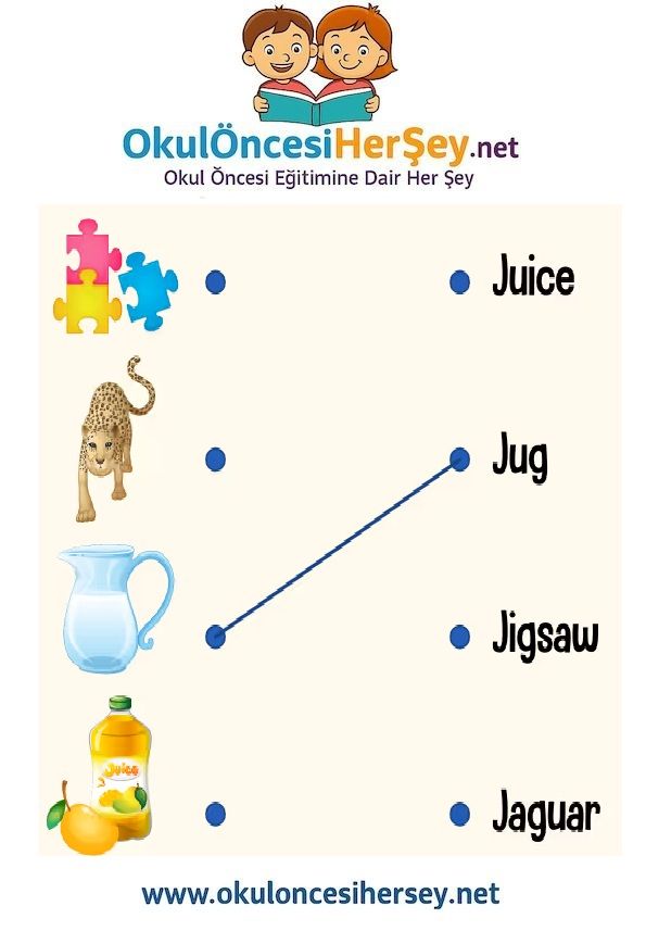 Çocuklar İçin   Eşleştirme  