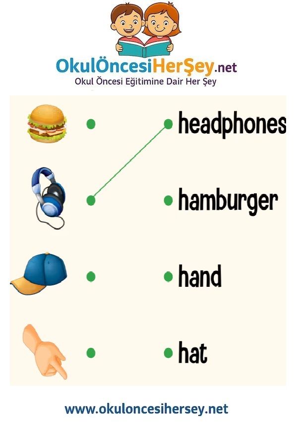 Çocuklar İçin   Eşleştirme  