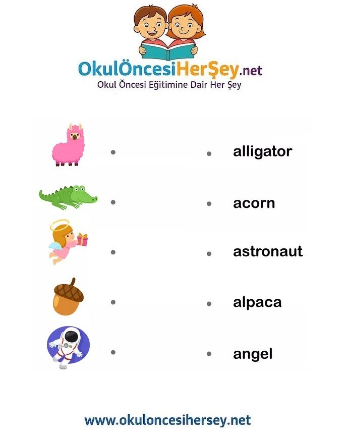 Çocuklar İçin   Eşleştirme  