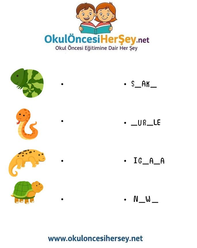 Çocuklar İçin   Eşleştirme  