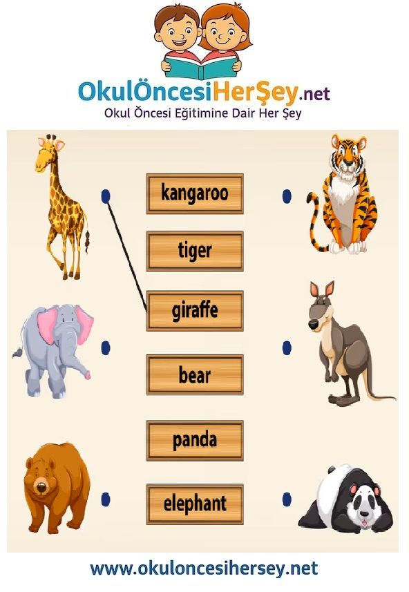 Çocuklar İçin   Eşleştirme  