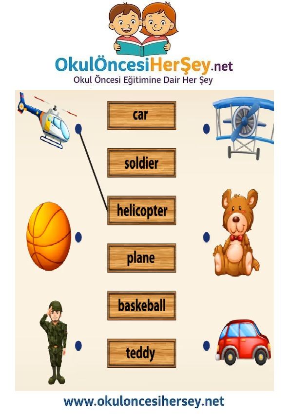 Çocuklar İçin   Eşleştirme  