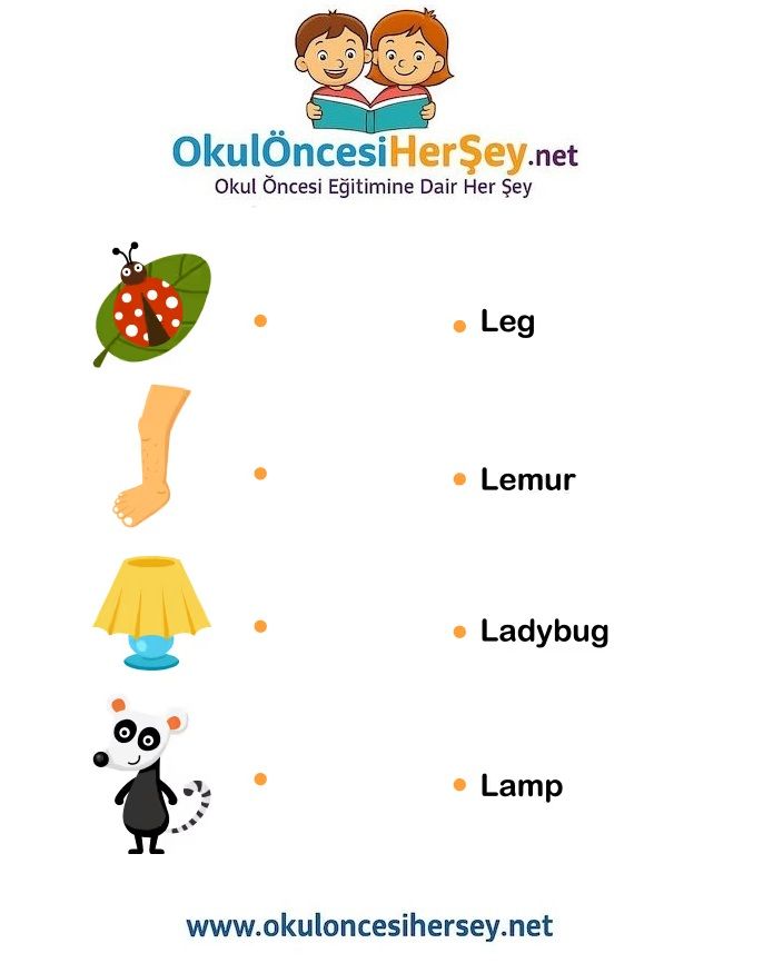 Çocuklar İçin   Eşleştirme  