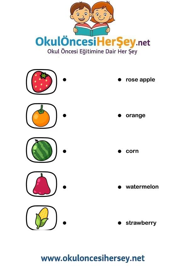 Çocuklar İçin   Eşleştirme  