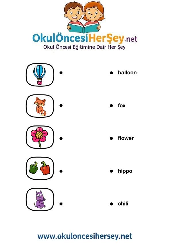 Çocuklar İçin   Eşleştirme  