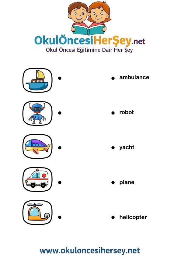 Çocuklar İçin   Eşleştirme  