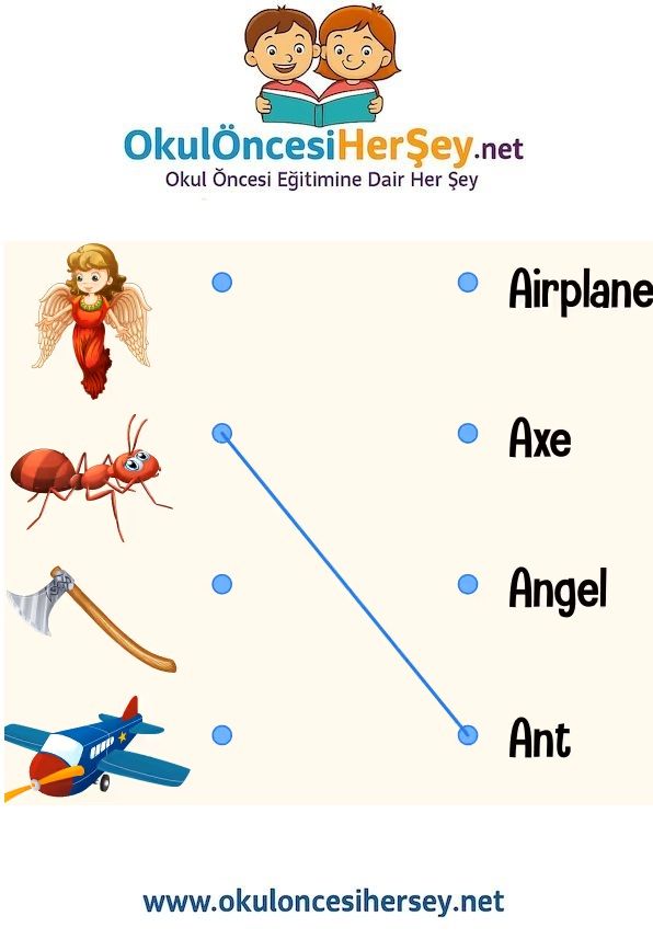 Çocuklar İçin   Eşleştirme  