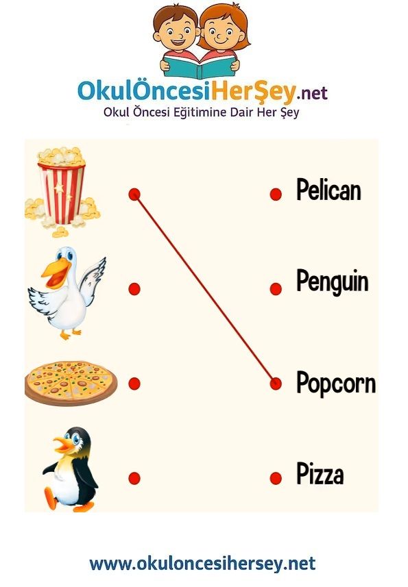 Çocuklar İçin   Eşleştirme  