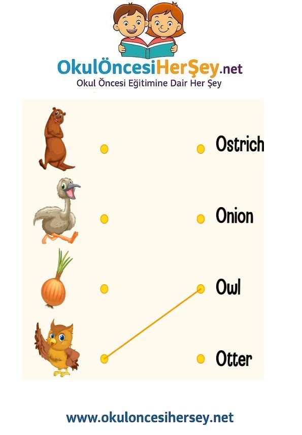 Çocuklar İçin   Eşleştirme  