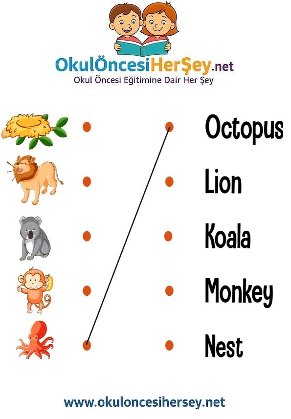 Çocuklar İçin   Eşleştirme  