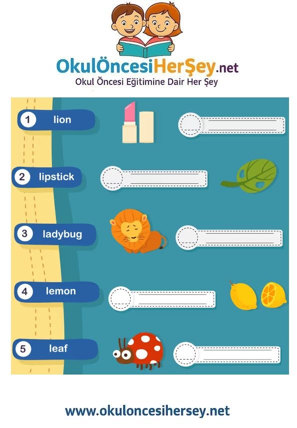 Çocuklar İçin   Eşleştirme  