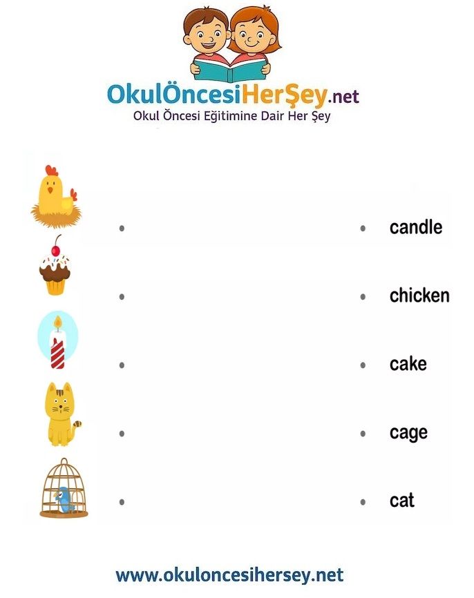 Çocuklar İçin   Eşleştirme  