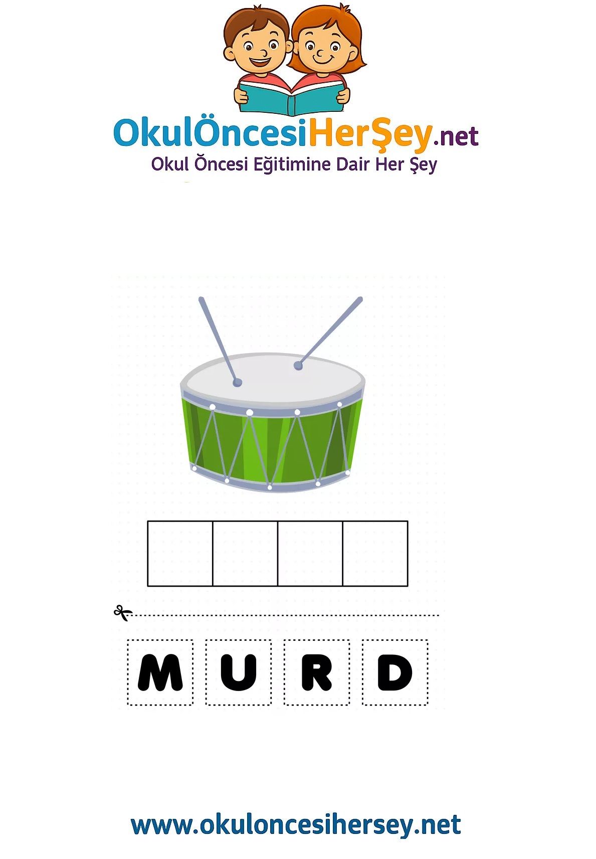 Çocuklar İçin   Karışık Harfleri Düzenle  