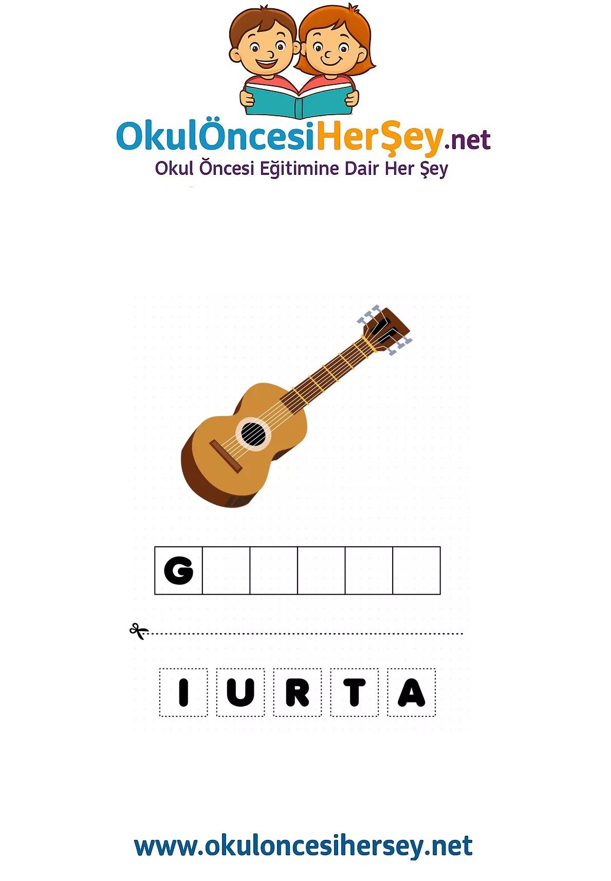 Çocuklar İçin   Karışık Harfleri Düzenle  