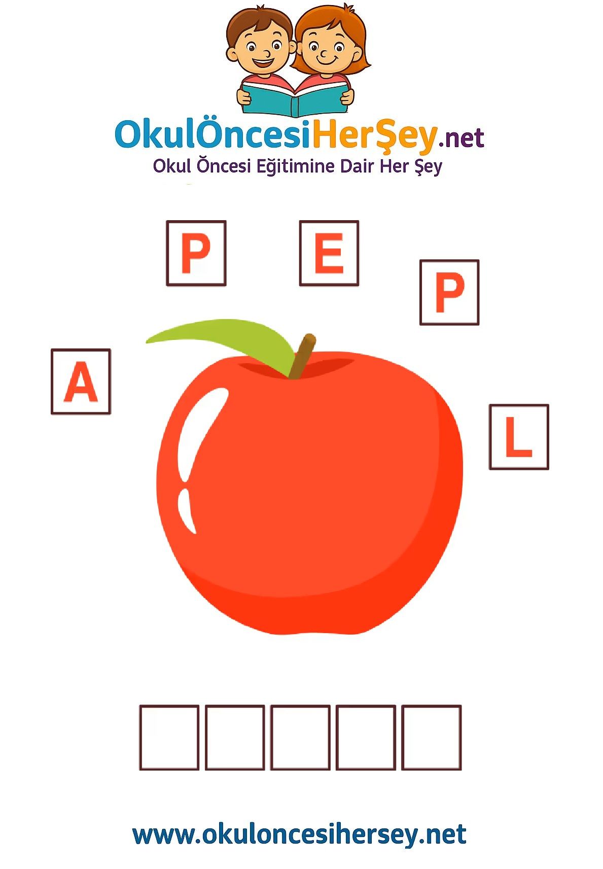 Çocuklar İçin   Karışık Harfleri Düzenle  
