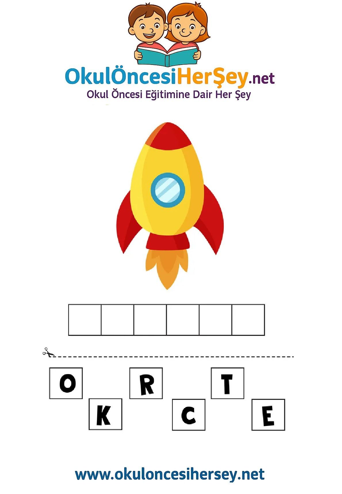 Çocuklar İçin   Karışık Harfleri Düzenle  