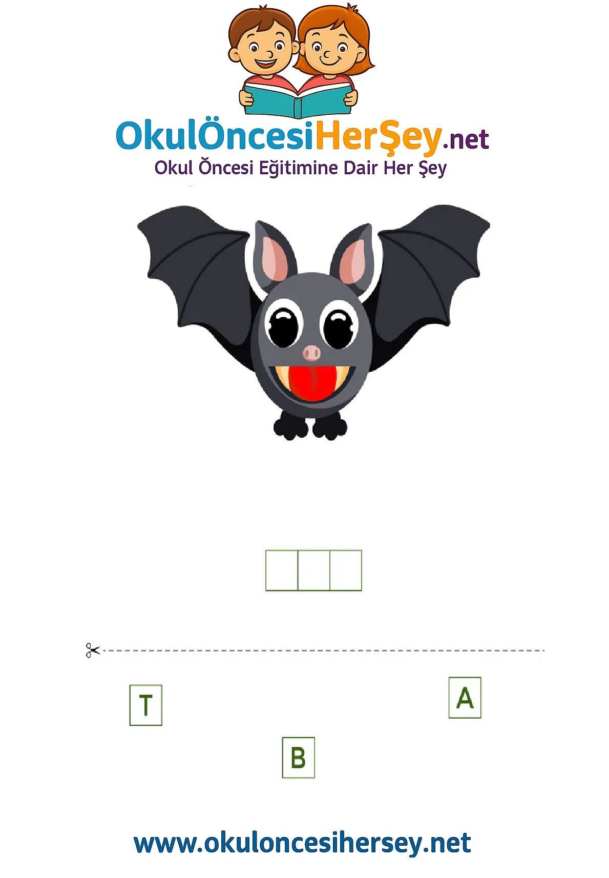 Çocuklar İçin   Karışık Harfleri Düzenle  