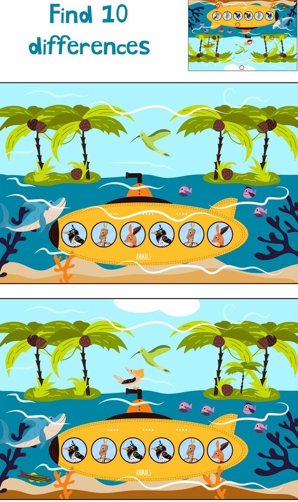 İki Resim Arasındaki 10 Farkı Bul