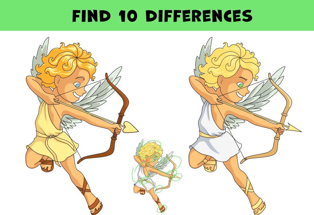 İki Resim Arasındaki 10 Farkı Bul