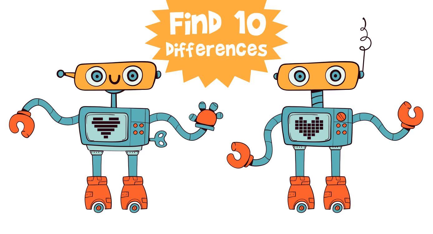 İki Resim Arasındaki 10 Farkı Bul
