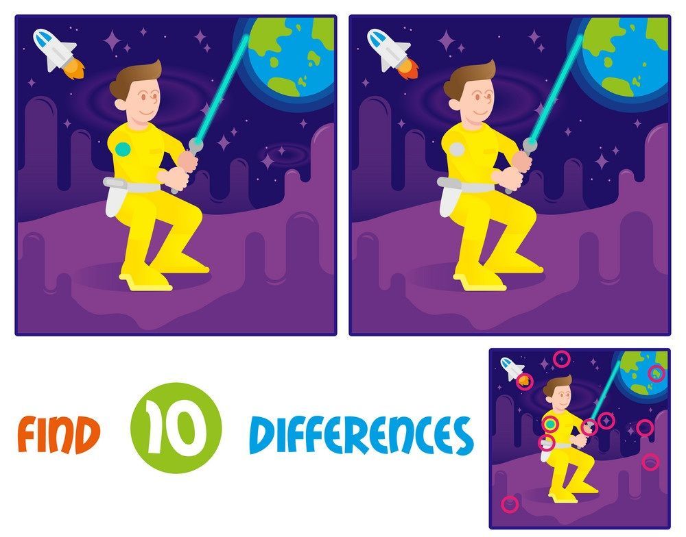 İki Resim Arasındaki 10 Farkı Bul