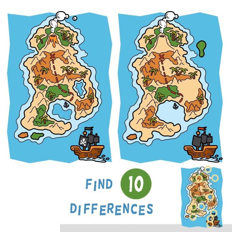 İki Resim Arasındaki 10 Farkı Bul