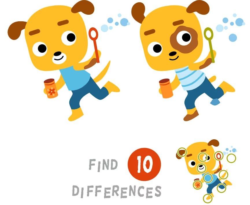 İki Resim Arasındaki 10 Farkı Bul