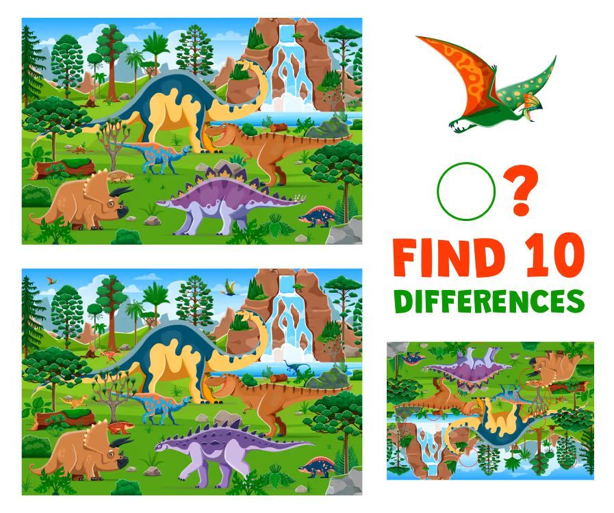 İki Resim Arasındaki 10 Farkı Bul