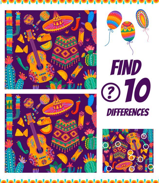 İki Resim Arasındaki 10 Farkı Bul